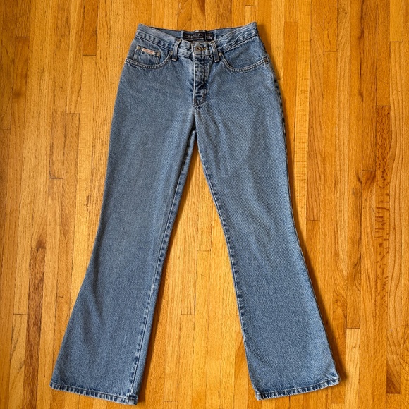 Vintage 90s Bluenotes Mid Blue Bootcut Denim Jeans - Picture 2 of 7